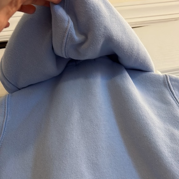 Polo Ralph Lauren Baby blue Hoodie LIGHT USED - Picture 5 of 11